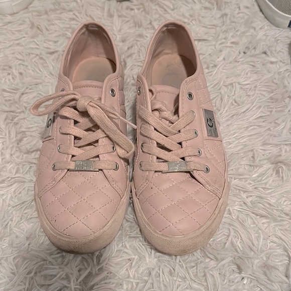 G by Guess Shoes G By Guess Pink Blush Lace Up Leather
